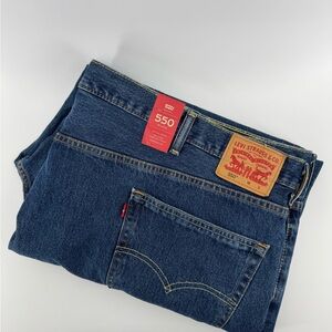 Levi's 550 Relaxed Fit Jeans in Blue with Red Tab